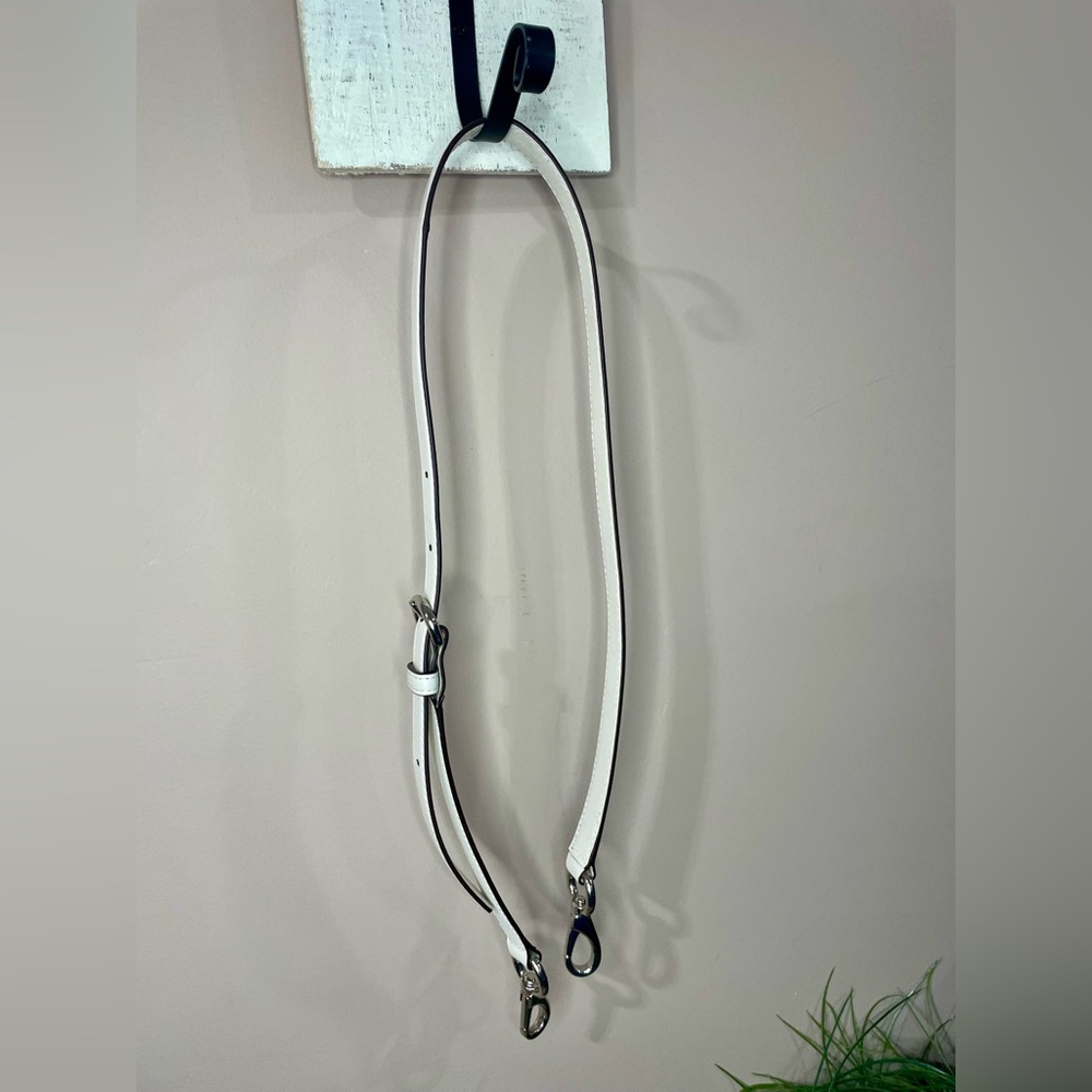 White Replacement Crossbody or Shoukder Strap 36” as pictured -adjustable - Picture 3 of 3